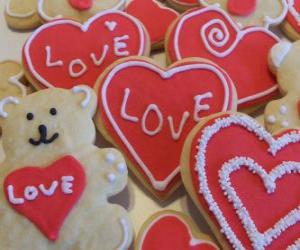Puzzle μπισκότα για να γιορτάσουν την ημέρα του Αγίου Βαλεντίνου